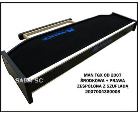 Полка MAN TGX с 2007 водитель+пассажир 1806 Полка MAN TGX с 2007 водитель+пассажир 1806